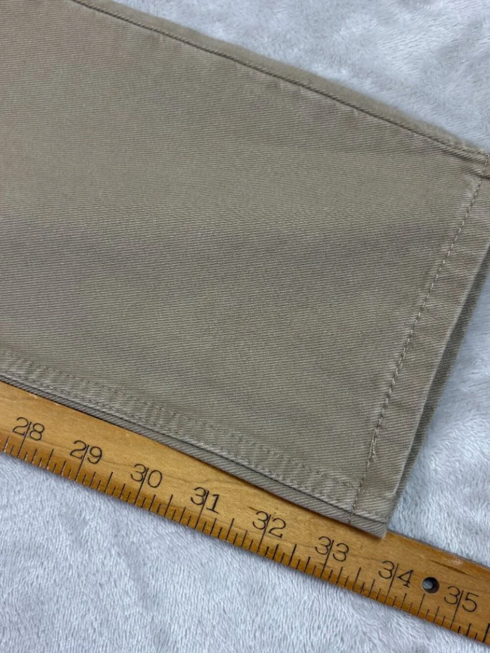 Levis 512 Slim Taper Pants Mens 33 x 34  Khaki Tan Stretch Chino Style